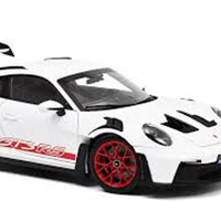 Porsche 911 GT3 RS 2022 White & Pyro red 1:18