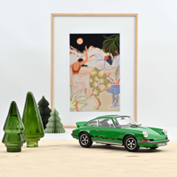 Porsche 911 RS 1973 Green with black deco 1:18