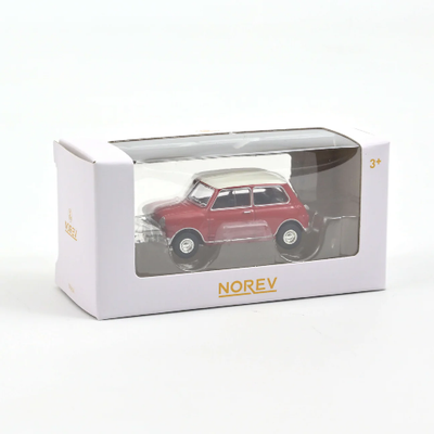 Mini Cooper S 1964 Tartan Red and White Roof 1:54