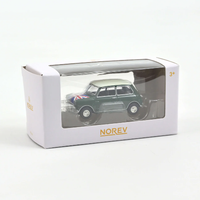 Mini Cooper S 1964 Almond Green and Flag on Bonnet 1:54