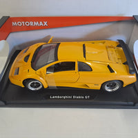 LAMBORGHINI DIABLO GT  YELLOW 1/18