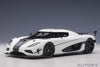 KOENIGSEGG AGERA RS WHITE/BLACK 1/18