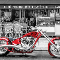 RED CHOPPER BIKE 1000 PIECES