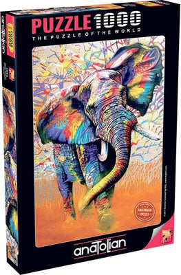 AFRICAN COLOURS 1000 PIECES,JIGSAW PUZZLE,ADULT PUZZLES,ANATOLIAN