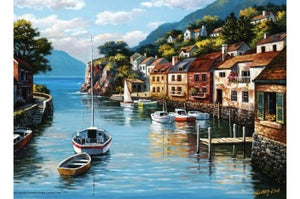 VILLAGE ON THE WATER500 PIECES,JIGSAW PUZZLE,ADULT PUZZLES, ANATOLIAN