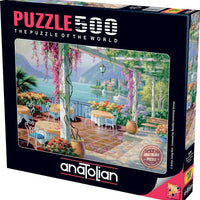 WISTERIA TERRACE 500 PIECES,JIGSAW PUZZLE,ADULT PUZZLES, ANATOLIAN