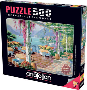 WISTERIA TERRACE 500 PIECES,JIGSAW PUZZLE,ADULT PUZZLES, ANATOLIAN