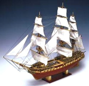 USS CONSTITUTION INCLUDING SAILS 1/82