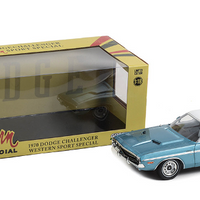 DODGE CHALLENGER - WESTN SPORT SPECIAL - LBLUE '70 1/18