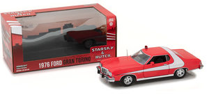 FORD GRAN TORINO STARSKY AND HUTCH (1975-79) ORANGE 1976 1/24 DIECAST, DIECAST COLLECTABLES