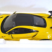 HONDA NSX CUSTOMIZED CAR YELLOW 1/18