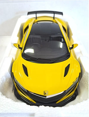 HONDA NSX CUSTOMIZED CAR YELLOW 1/18