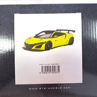 HONDA NSX CUSTOMIZED CAR YELLOW 1/18