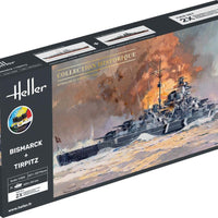 Bismarck + Tirpitz TWINSET 1/400 STARTER KIT