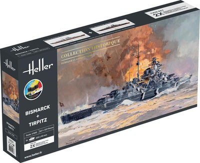 Bismarck + Tirpitz TWINSET 1/400 STARTER KIT