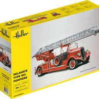 Delahaye Type 103 Pompiers  FIRE TRUCK 1/24, PLASTIC SCALE MODEL