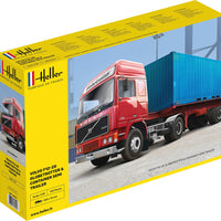 VOLVO F12-20 Globetrotter & Container semi trailer 1/32