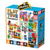 PLAY TOWN MONTESSORI;EDUCTIONAL PUZZLE, TEACHER HOMESCHOOL SUPPLIES;  TODDLER LEARNING TOYS;  BIRTHDAY