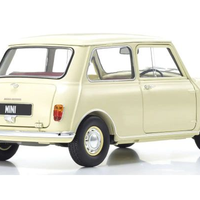 MORRIS MINI MINOR OLD ENGLISH WHITE 1/18