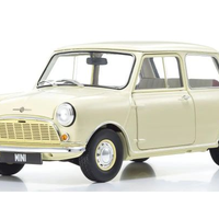 MORRIS MINI MINOR OLD ENGLISH WHITE 1/18