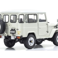 TOYOTA LAND CRUISER40 VAN WHITE 1/18