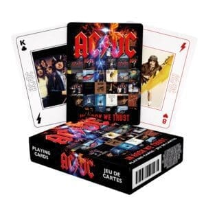 AC/DC IN ROCK WE TRUST PLAYING CARDS