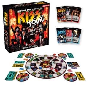 KISS TOUR BOARD GAME (INCLS 4 METAL TOUR BUS TOKENS)