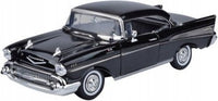 CHEVY BEL AIR HARD TOP BLACK 1957 1/18