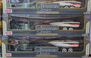 FORD PU WITH SPEED BOAT TRAILER GREEN 1937 1/24 EACH