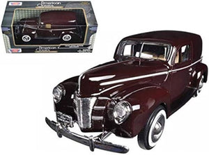 FORD SEDAN DELIVERY PURPLE 1940 1/24