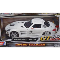 GT RACING  MERCEDES-BENZ SLS AMG GT3 WHITE #7 1/24