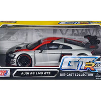 AUDI R8 LMS GT3 GT RACING SILVER  1/24