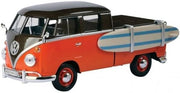 VOLKSWAGEN TYPE 2 (T1) PU WITH SURFBOARD WOODY 1/24