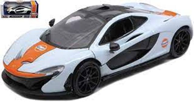 MCLAREN P1 WITH GULF LIVERY GULF COLOURS 1/24