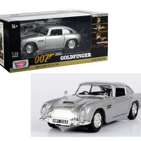 ASTON MARTIN DB5 JAMES BOND SILVER 1/24