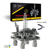 Treasure Finder Mechanical  kit of oil platform, 250 parts