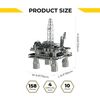 Treasure Finder Mechanical  kit of oil platform, 250 parts