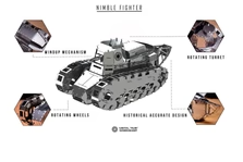 NIMBLE FIGHTER MECHANICAL TANK 179 PARTS