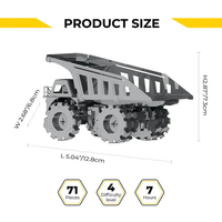 Quarry Transporter Mechanical  kit of mining truck, 71 parts