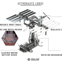 ASTRONAUT'S LDGE MECH-ELECT INTL SPACESTATION 229 PARTS