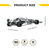 Grand Prix Falcon Mechanical  kit of formula racing cars, 192 parts