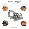 TIRELESS DIGGER MECHANICAL EXCAVATOR 100 PARTS