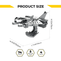 Nebula Scout Electrical  kit of starship, 74 parts