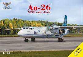 AN-26 turboprop transporter (Antonov Airlines)  1:144