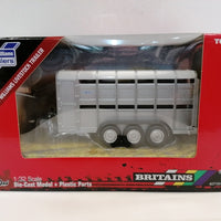 IFOR WILLIAMS LIVESTOCK TRAILER 1:32 DIECAST FARM IMPLEMENT